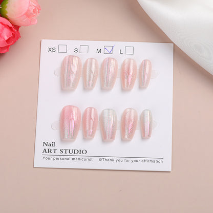 Schimmerndes Glitzer-Presse-Nagelset Brehn