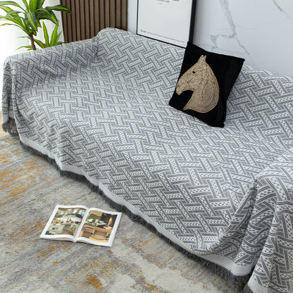 Strukturierte Sofa-Wurfdecke