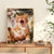 Gähnende Katze Leinwand Wandkunst Druck Brehn