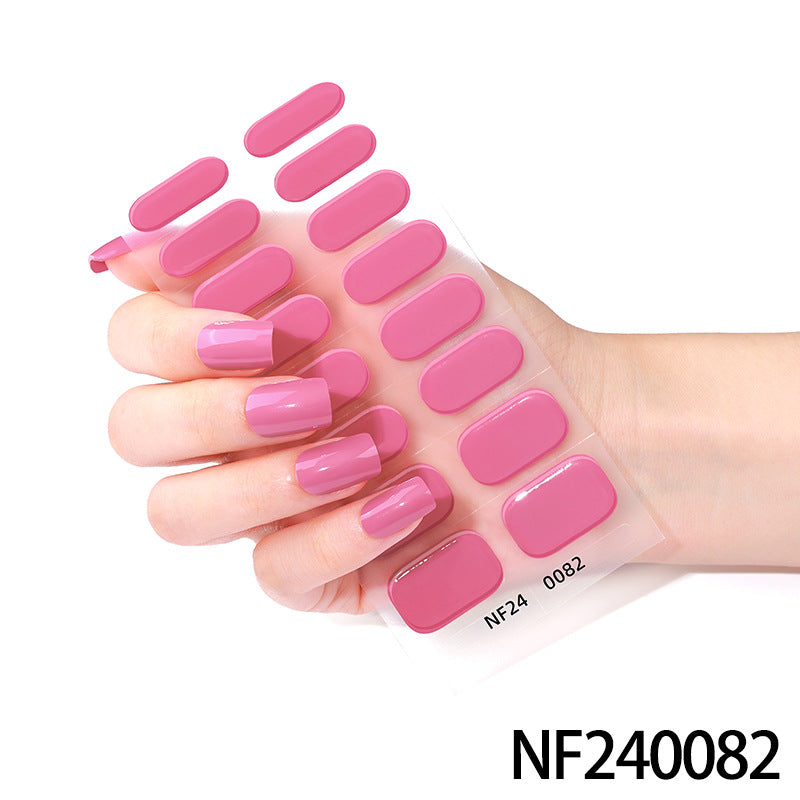 Glänzende Finish Gel-Nagel-Wickel