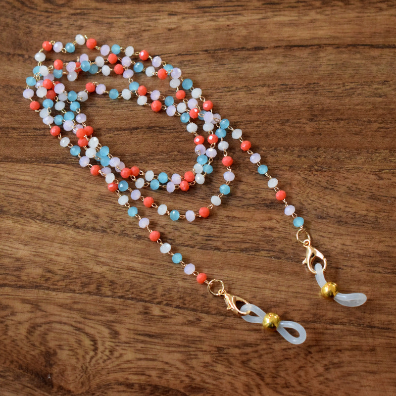 Multi-Color Beaded Eyewear Chain Brehn