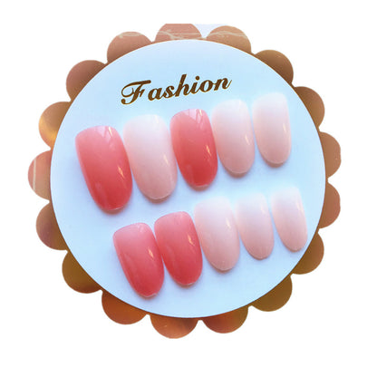 Stylische Gradient Press-On Nagelspitzen