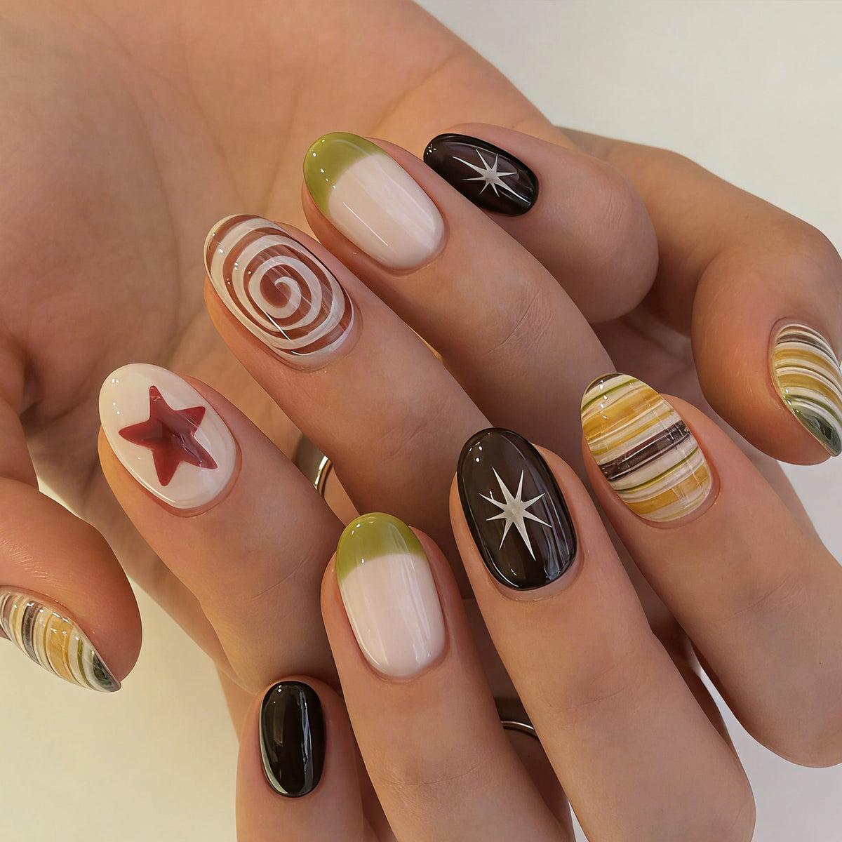 Künstlerisch Thema Nagelkunst Set Brehn