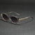 Damen modische Sonnenbrille im eleganten, ovalen Design Brehn