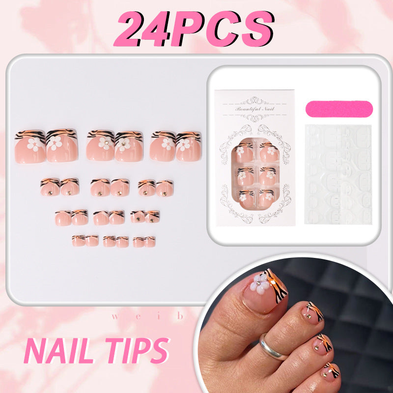 Dekorative Druck-Nagelspitzen-Set Brehn