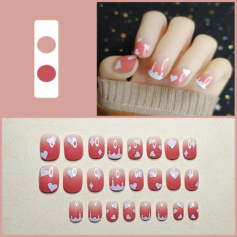 Artistic Floral Press-On Nagel Set  1791804112