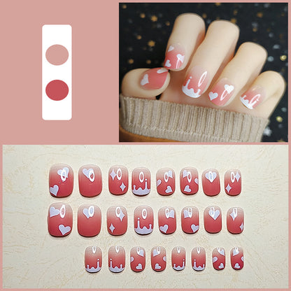 Artistic Floral Press-On Nagel Set  1791804112