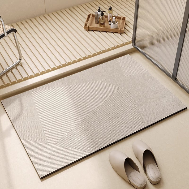 Geometrisches Design Badteppich Brehn