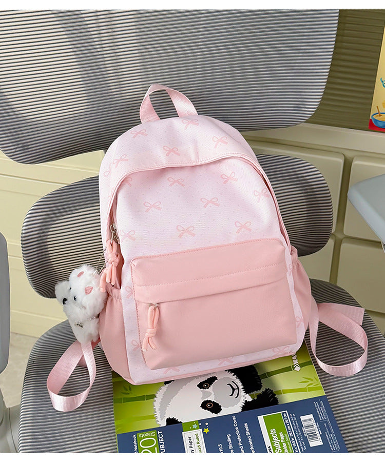 Verspieltes Muster Lässiger Schulrucksack Brehn