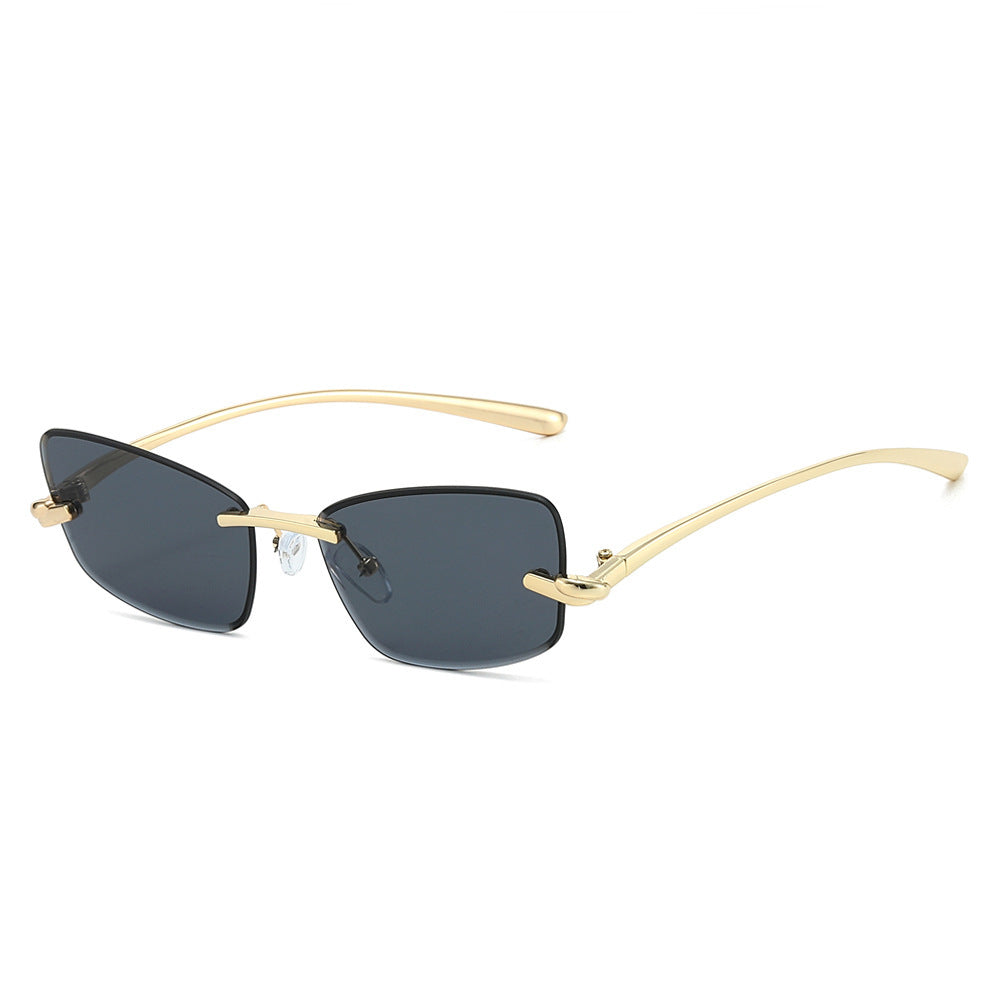 Luxuriöse Sonnenbrille mit weitem Rand Brehn