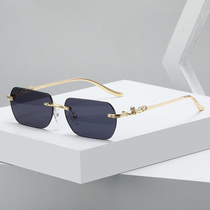 Damen elegante Halbrahmenbrille mit schmückenden Details Brehn