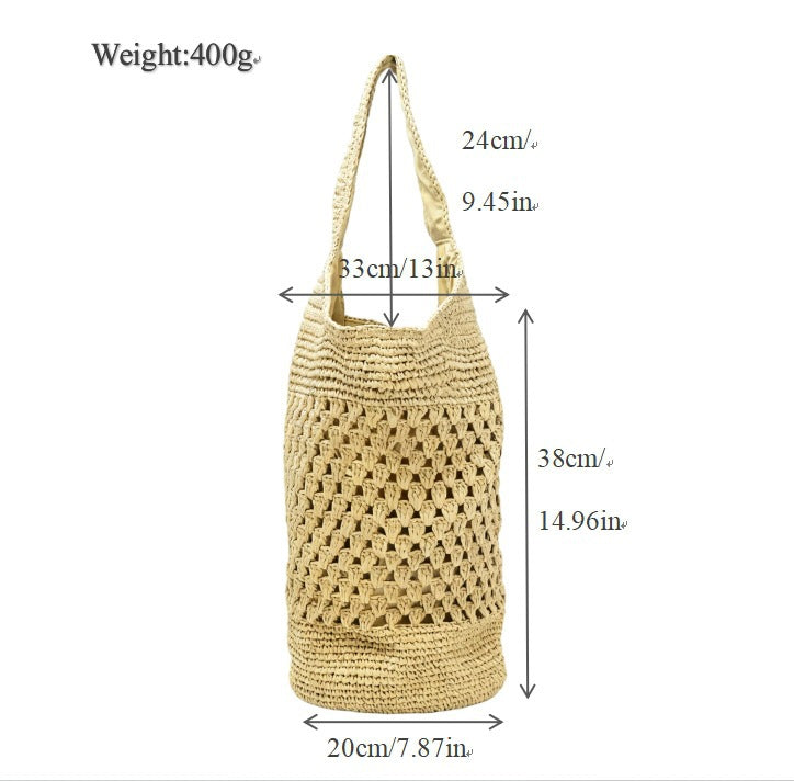 Henkeltasche mit Gestricktem Design Brehn