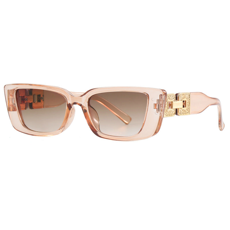 Damen modische Oversized Sonnenbrille mit einzigartigem Leopardenmuster Brehn