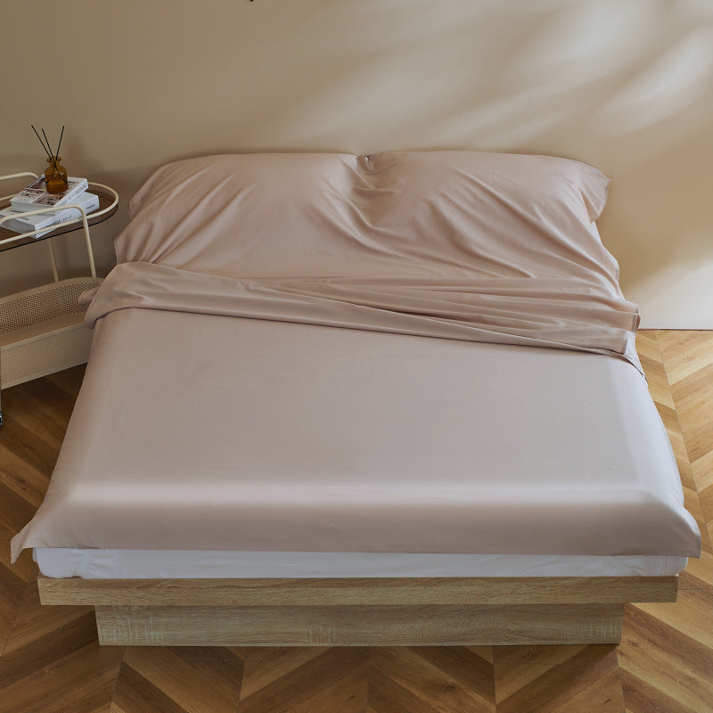 Mikrofaser-Satin-Spannbettlaken-Set mit extraweichem seidig-mattem Griff