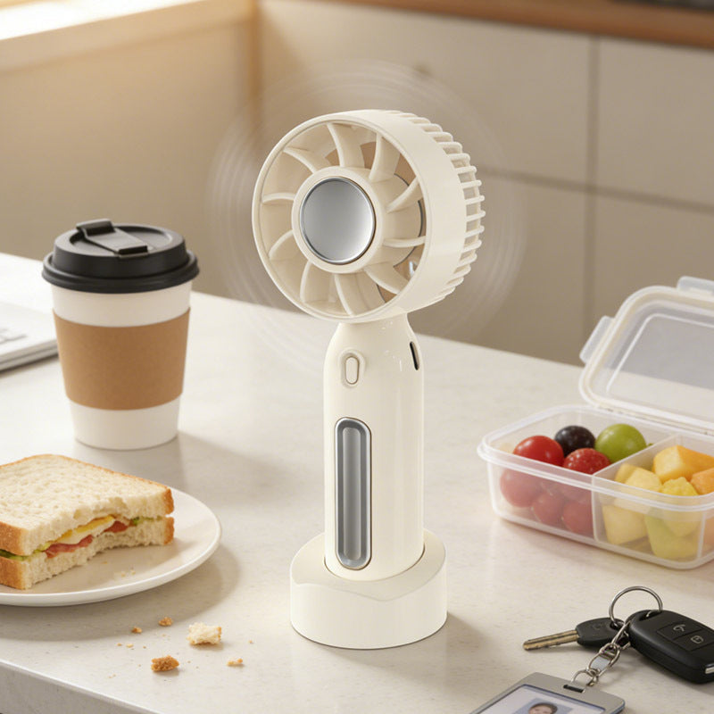 Damen Tragbarer Akku-Handventilator mit innovativer Kühltechnologie Brehn