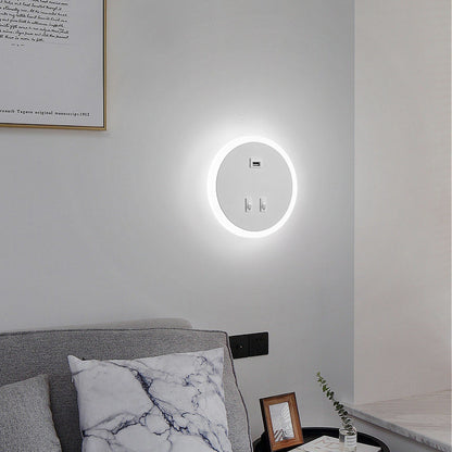 Wandmontierte LED Nachtlichterfassung