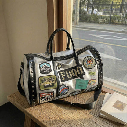 Stilvolle Patchwork Reisetasche Brehn