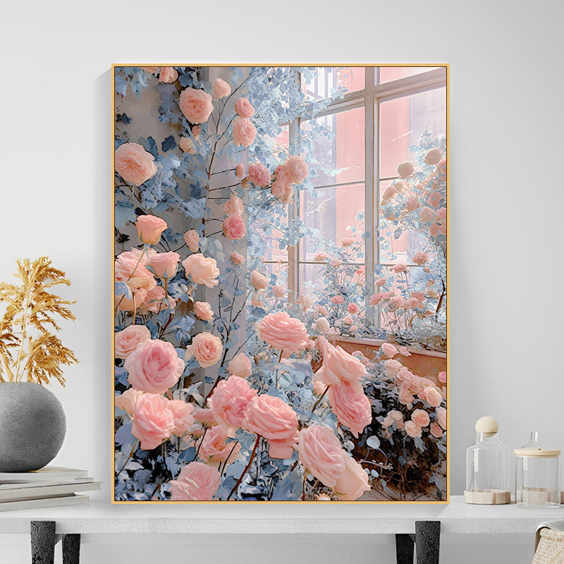 Floral Garden Scene Wandkunst Brehn