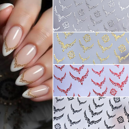 Dekorative Nagelkunst Folienübertragungen