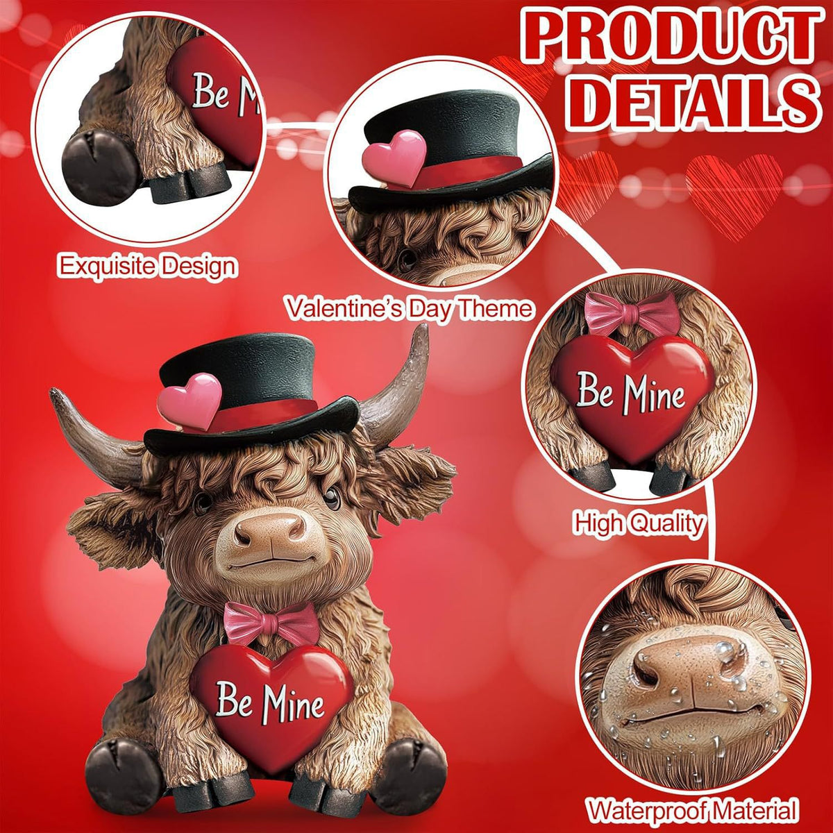 Dekorative Highlandrind-Duo Brehn