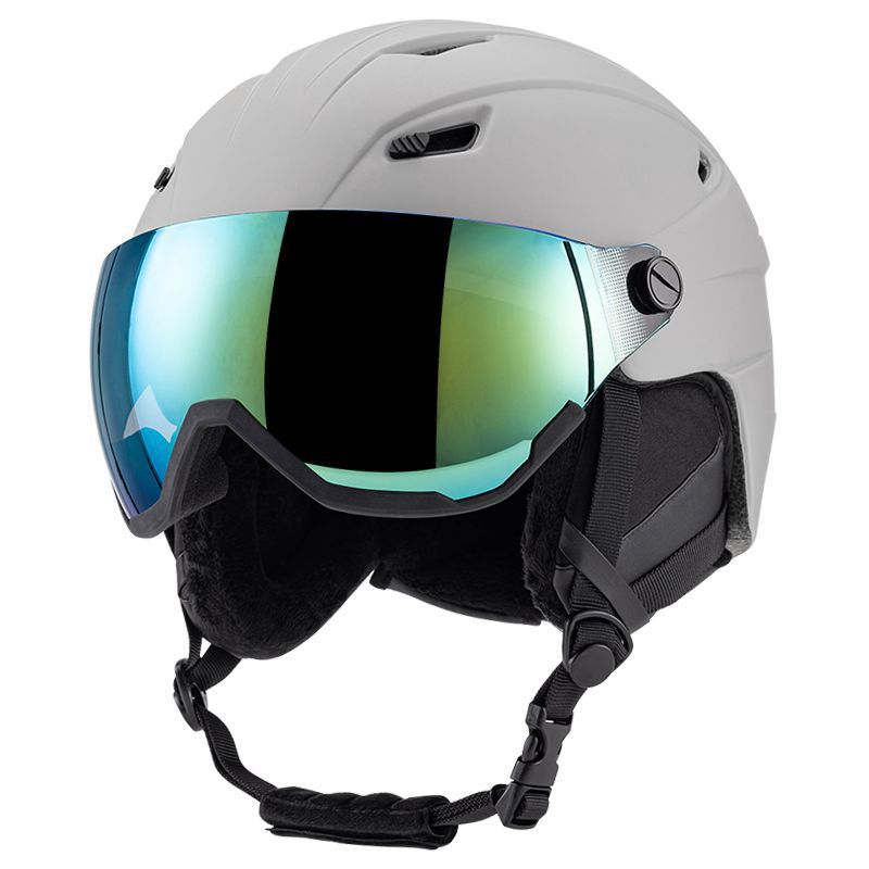 Hochleistungs-Skihelm mit integriertem Visier Brehn