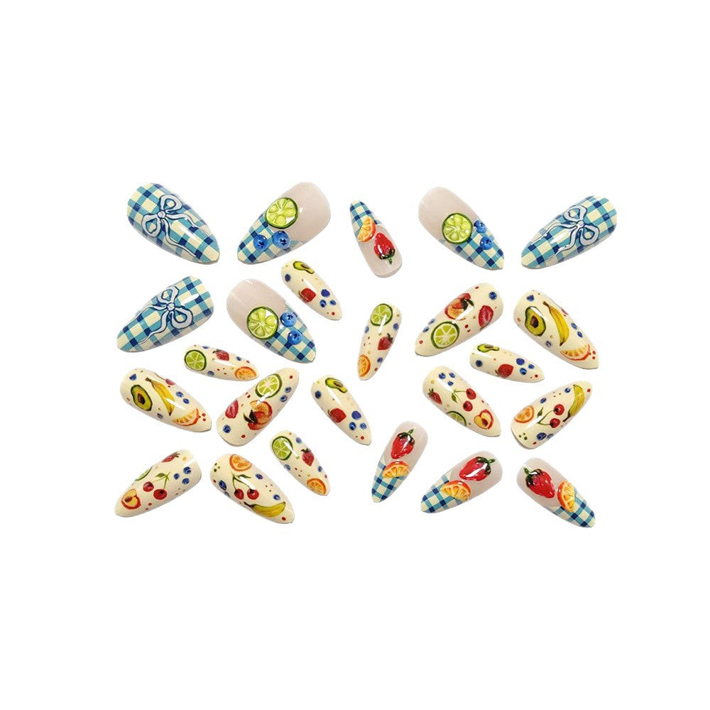 Kreatives Nageldesign-Set mit Fruchtmotiven Brehn