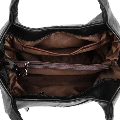 Klassische Kunstleder Handtasche Brehn