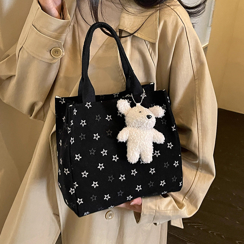 Lässige Sternmuster Mini Tote Bag