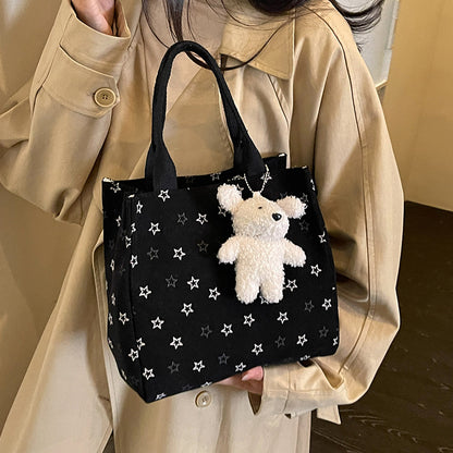 Lässige Sternmuster Mini Tote Bag