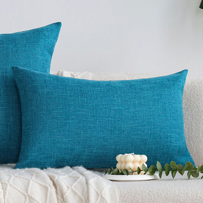 Rechteckiger Sofakissenbezug in Leinenoptik Brehn
