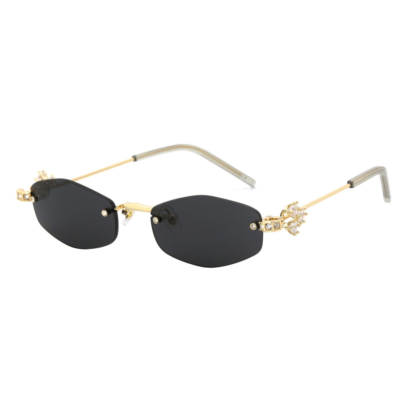 Damen Designer-Sonnenbrille mit luxuriösen Verzierungen Brehn