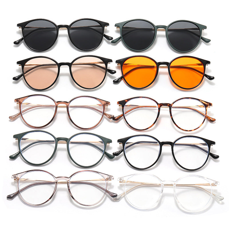 Damen modische runde Brille mit filigranem Design Brehn