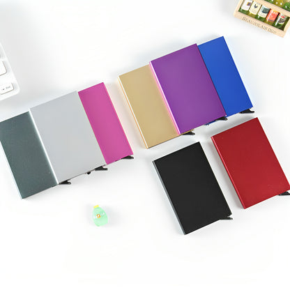 Eleganter Aluminium Visitenkartenhalter
