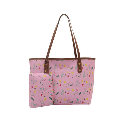 WoFloral gemusterte Strandtasche Brehn