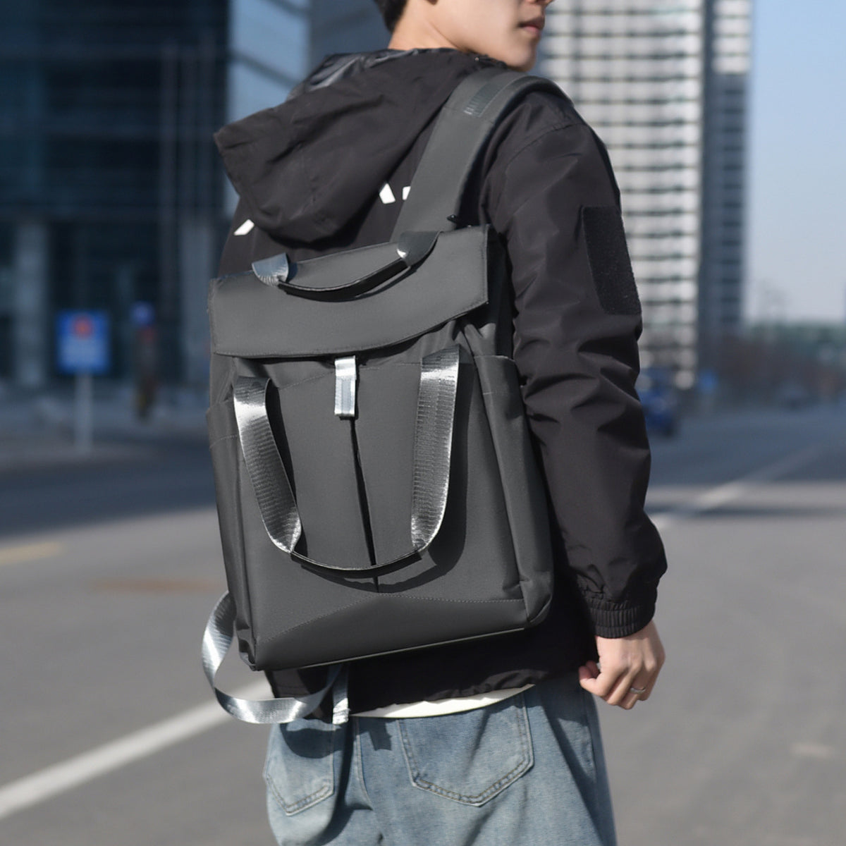 Minimalistische Strukturierte Rucksack