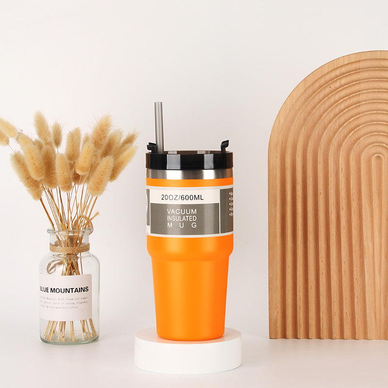 Unisex Isolierter Trinkbecher mit integriertem Strohhalm Brehn