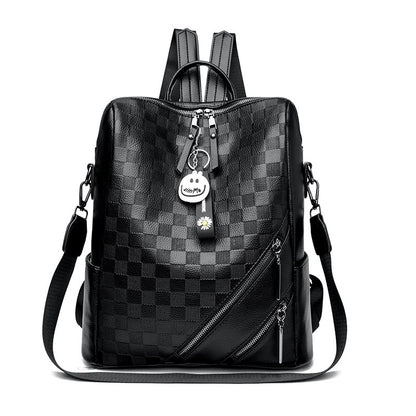 Karomuster Stylischer Rucksack Brehn