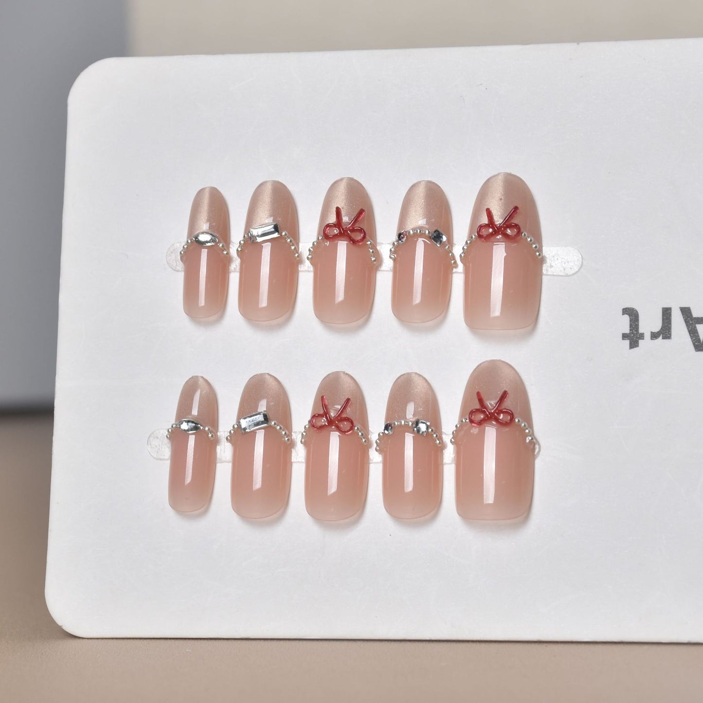 Premium ozean-inspirierte Press-On Nagelerweiterungen Brehn