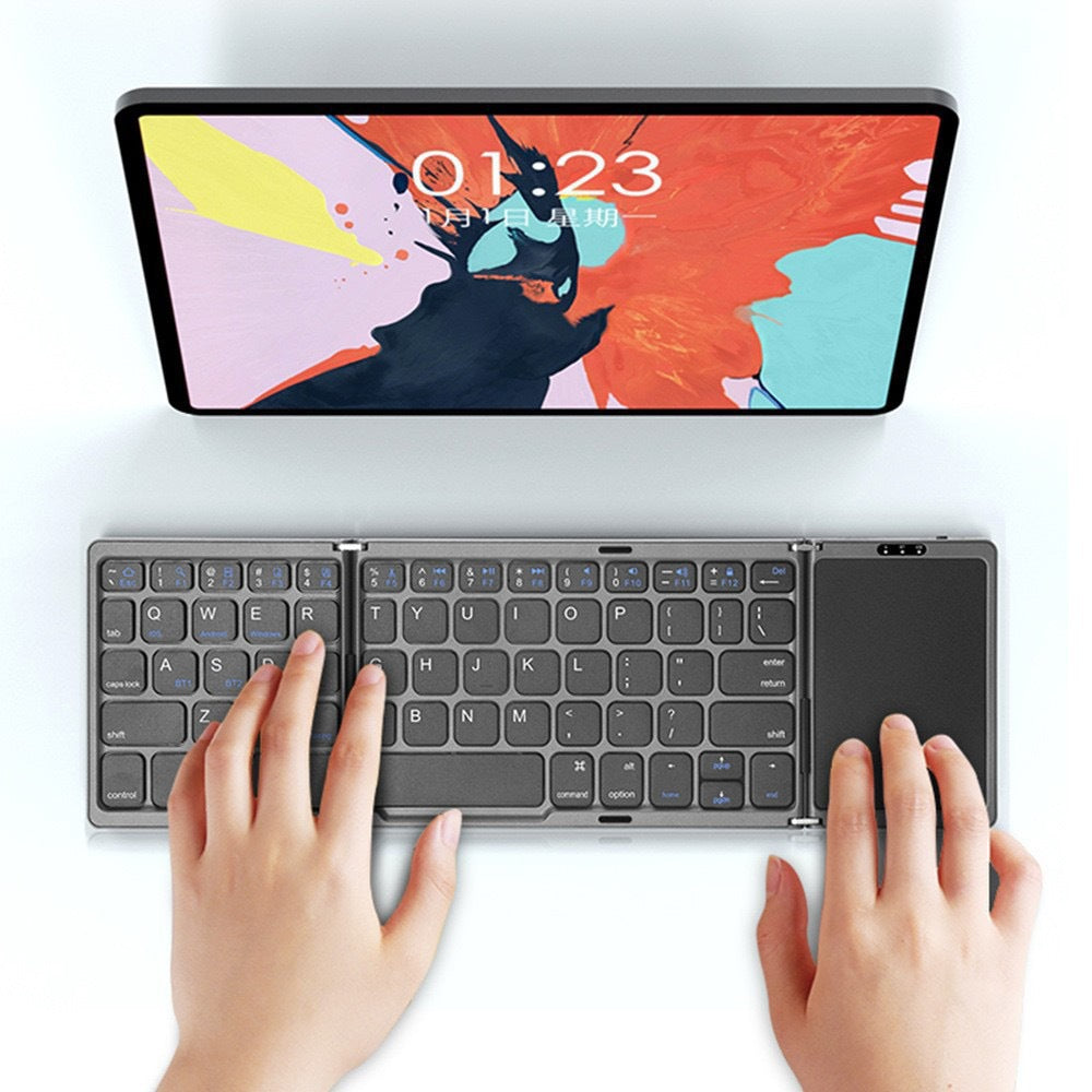 Faltbare Touchpad Wireless Tastatur Brehn
