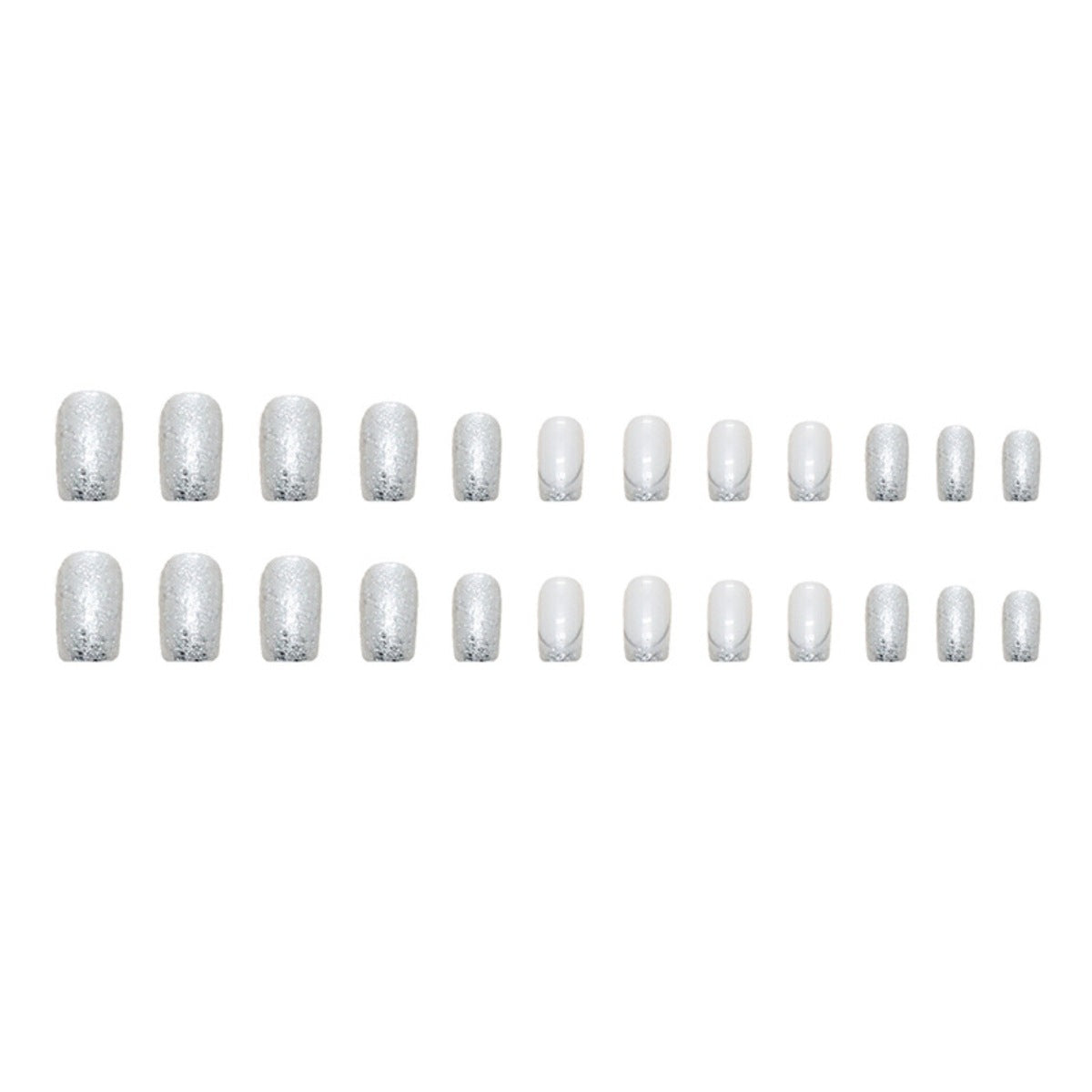 Glamouröse Glitzer-Acrylnagelverlängerungen Brehn