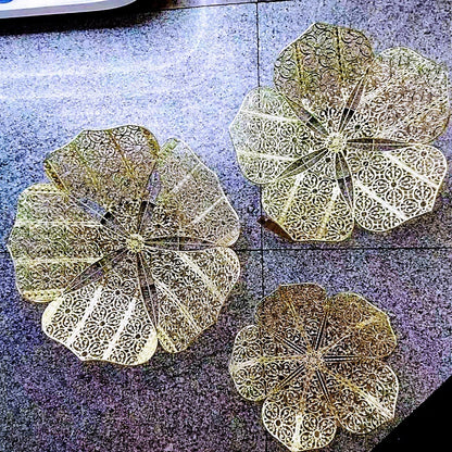 Dekorative florale Wandkunstskulptur Brehn