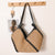 Handgefertigte Boho-Tasche mit Lederakzenten Brehn