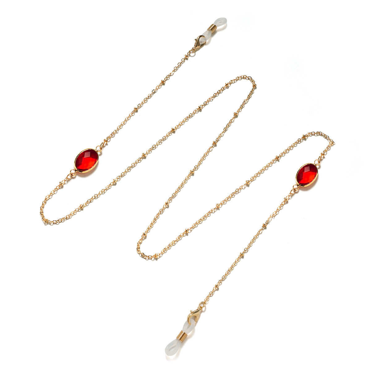 Eleganter mit Edelsteinen verzierter Brillenhalter Brehn