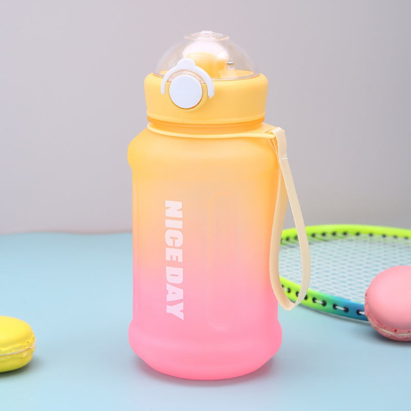 Damen Multifunktionale Sport-Trinkflasche mit ergonomischem Griff und praktischem Auslaufschutz Brehn