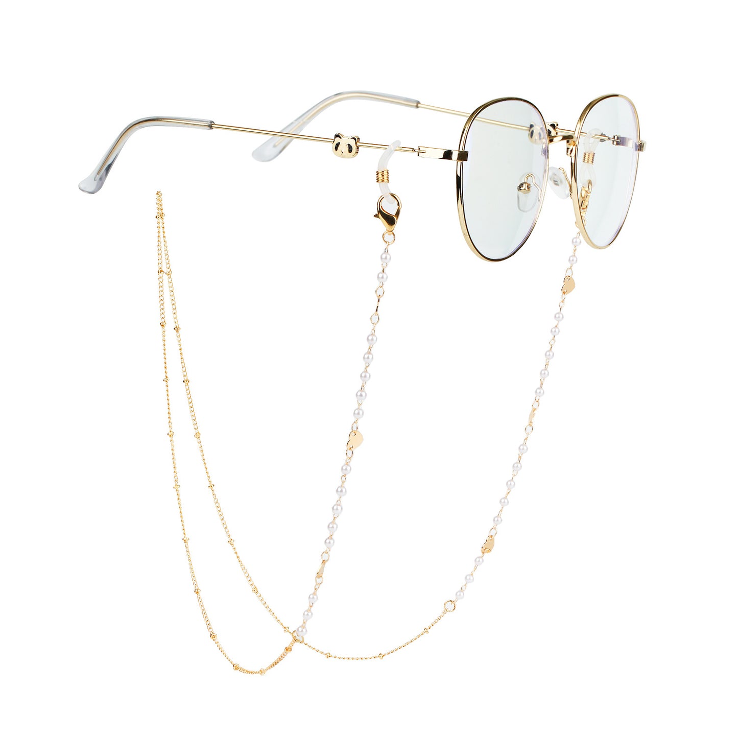 Elegante Brillenkette mit Perlen und Akzenten Brehn