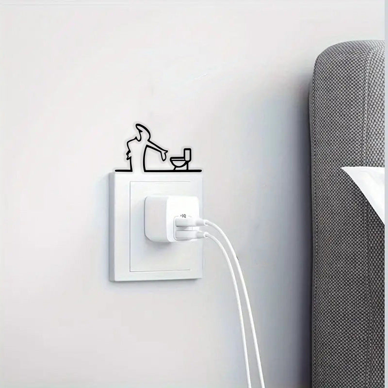 Lustige Toilettenhumor Wanddekoration