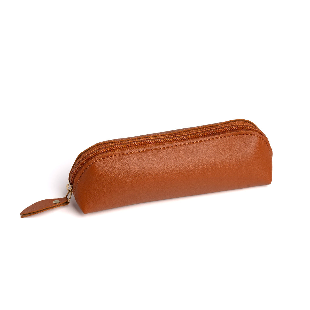 Premium Leder Reißverschluss Bleistift Etui Brehn