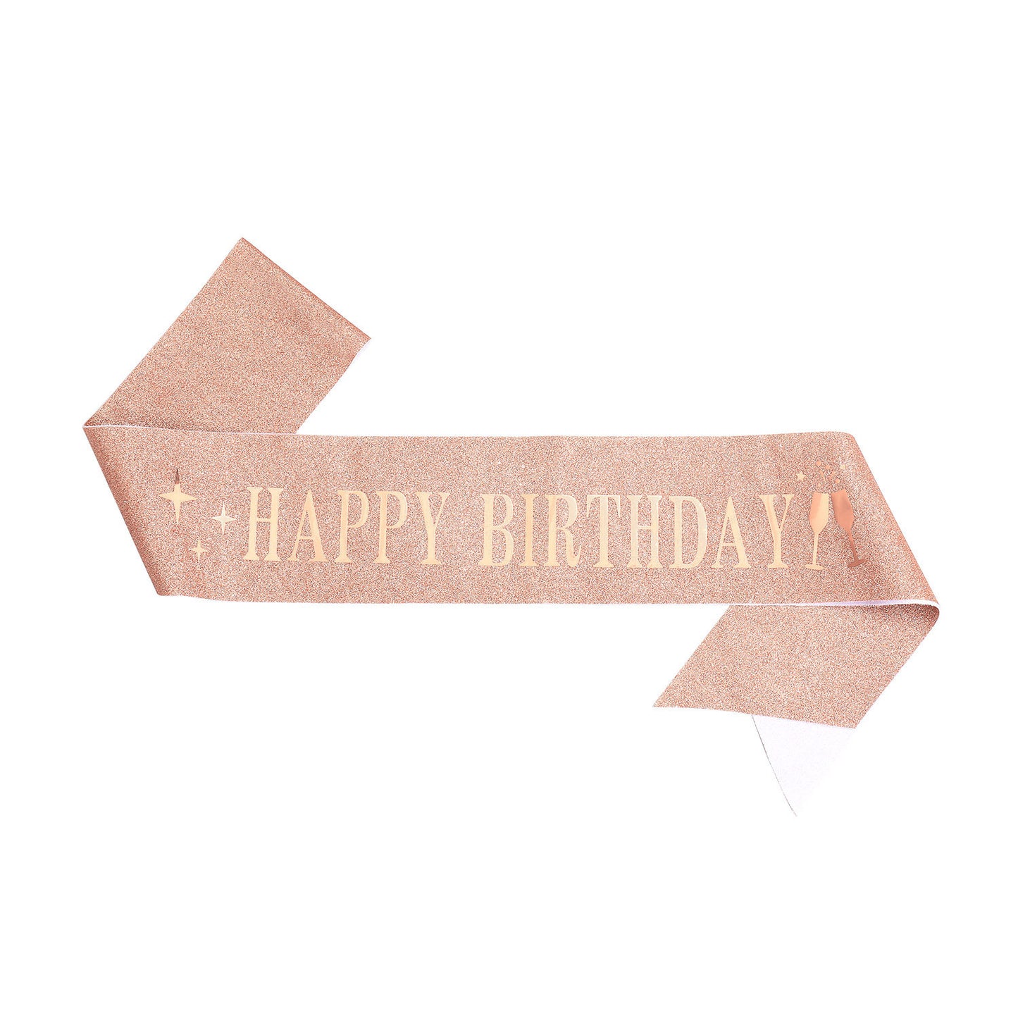 Damen Glitzernder Haarreif mit "Happy Birthday"-Aufschrift Brehn