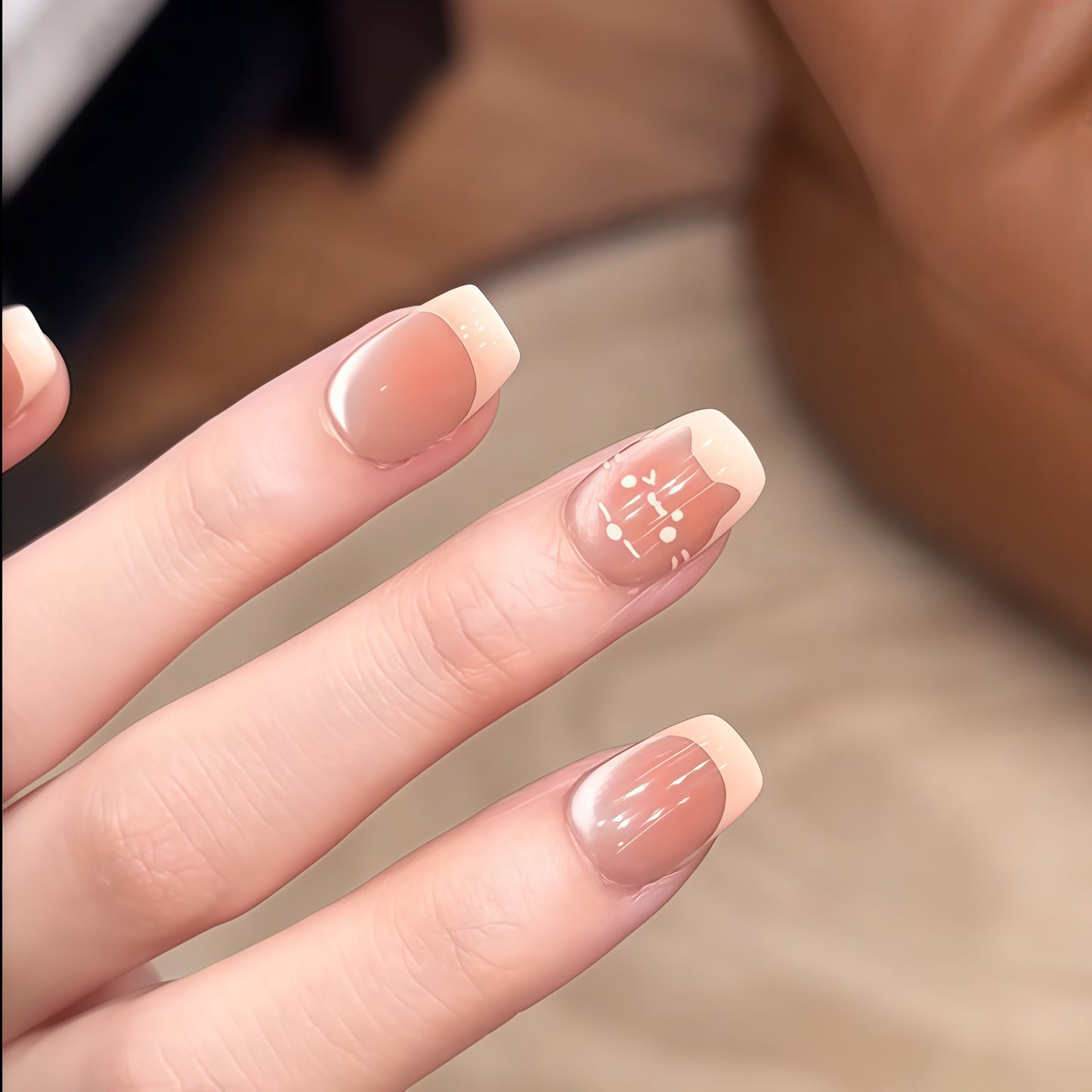 Kunstnägel mit Elegantem Französischen Design Brehn