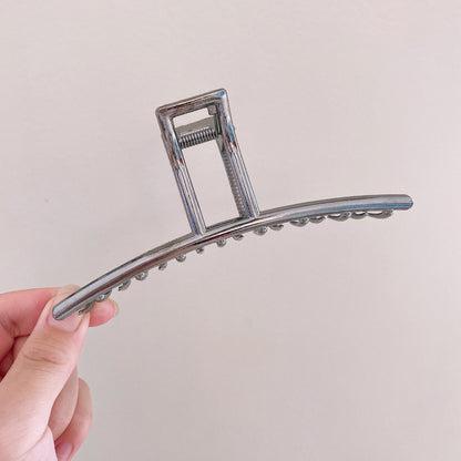 Eleganter Chrome-Haarclip Brehn